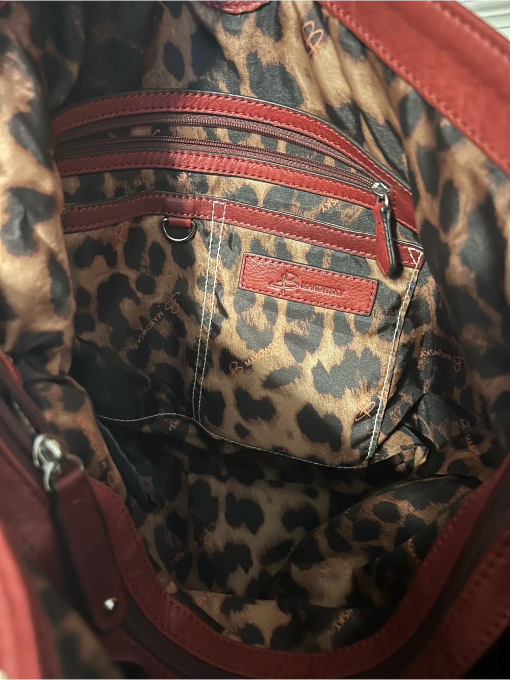 B. Markowsky, Zebra Print, Shoulder Bag - Picture 15 of 16